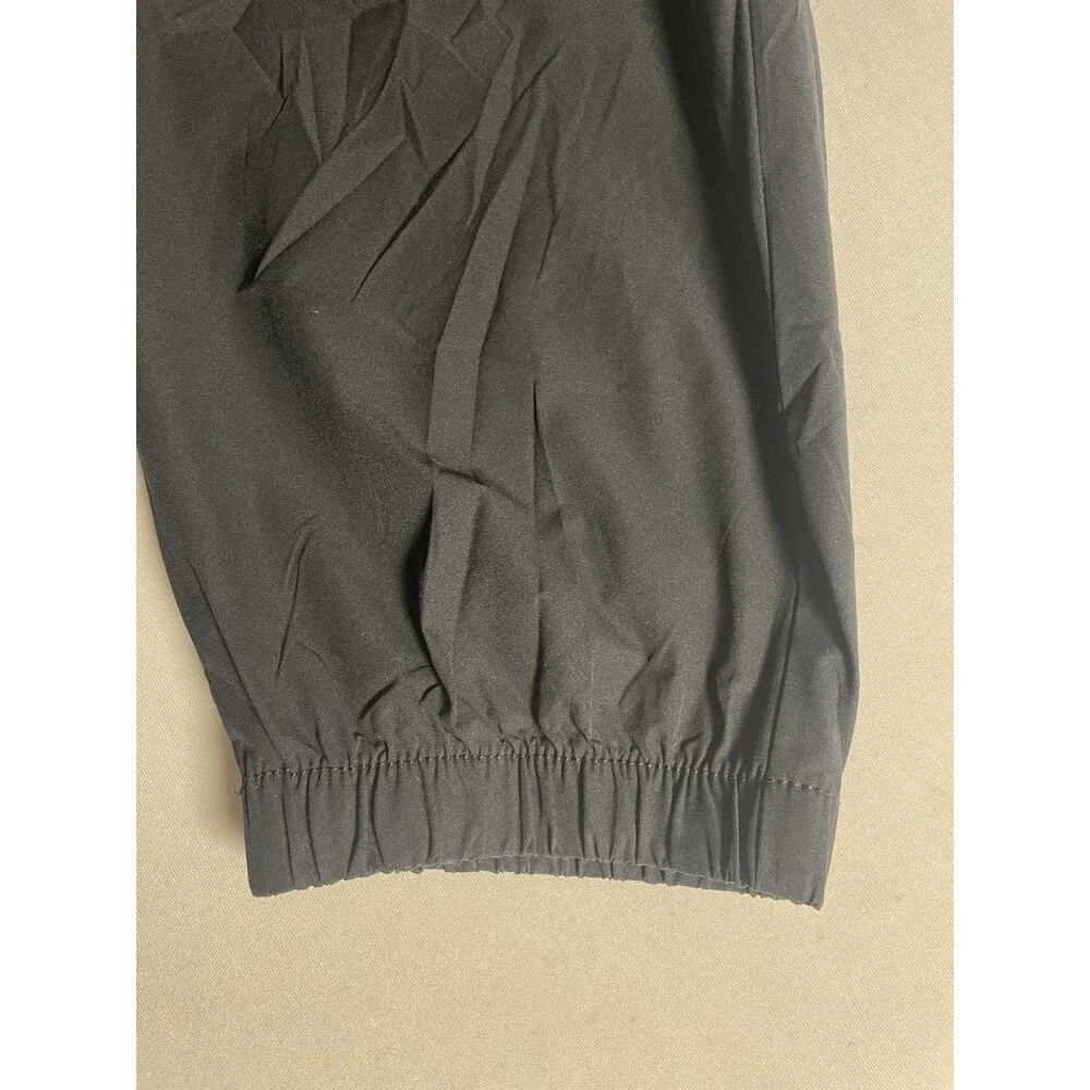 Banana Republic Pants Men’s Black Nylon Athletic Joggers Elastic Waist Size XL